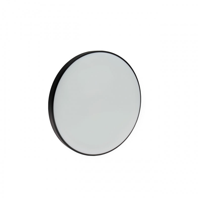 Plafoniera LED Spectrum Nymphea 24W 6000K 230V IP54 2850 lumen Ø320mm Bianco Nero rotonda
