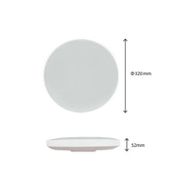 Plafoniera LED Spectrum Nymphea 24W 6000K 230V IP54 2850 lumen Ø320mm Bianco Nero rotonda