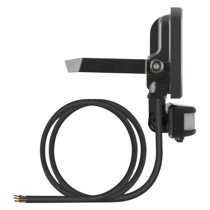 Proiettore LED Spectrum con sensore Nero 10W 1100 lumen 3000K IP65 ampio fascio illuminazione esterna