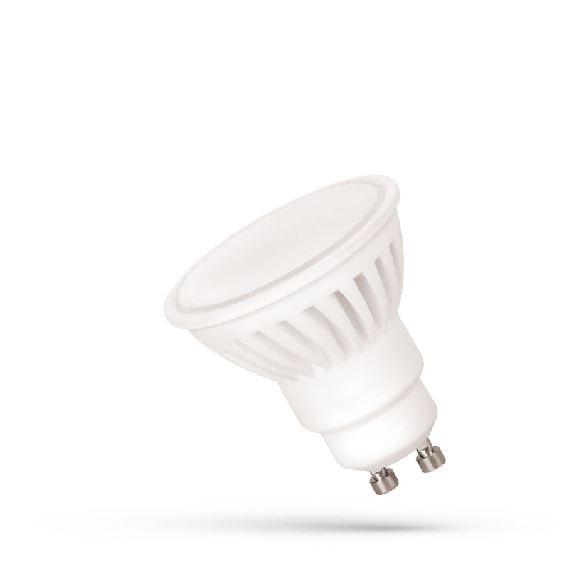 Spectrum LED GU10 230V 10W Warm White 3000K 910 lumens 110° beam non-dimmable ceramic bulb