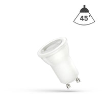 Spectrum LED GU10 MR11 lampa, 2W ersätter 20W, 3000K varmvit, 230V, 230 lumen, 45° spridning, CRI 80
