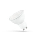 Spectrum LED GU10 lamp 230V 6W 4000K neutraal wit 520 lumen 120° stralingshoek met melkglas kap