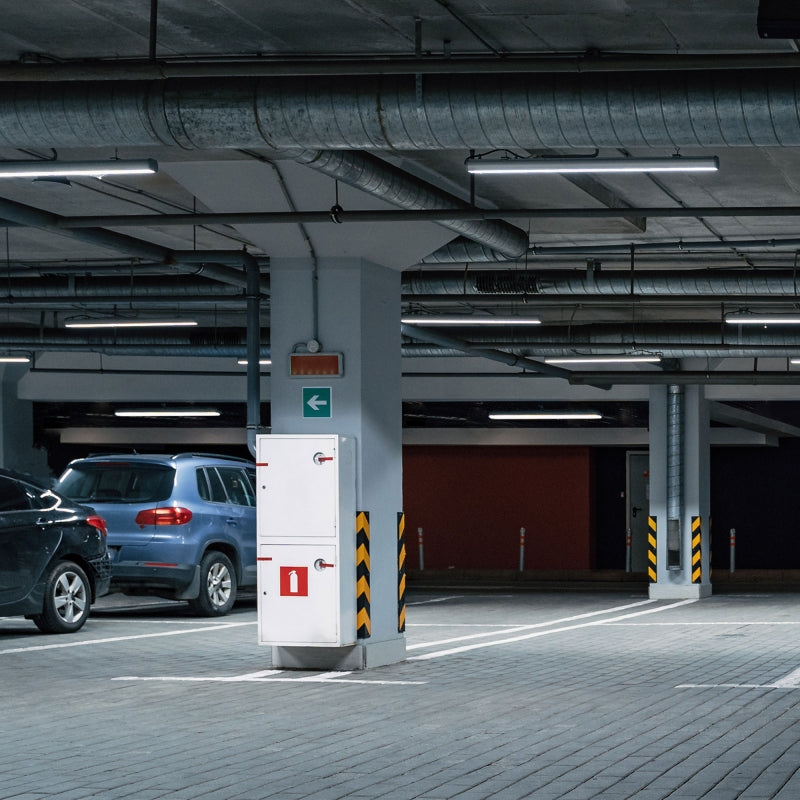 Spectrum LED LIMEA GIGANT Hermetisch 1200mm 38W 6000K 230V IP65 IK10 Koud Wit Plafond of Hangarmatuur Grijs