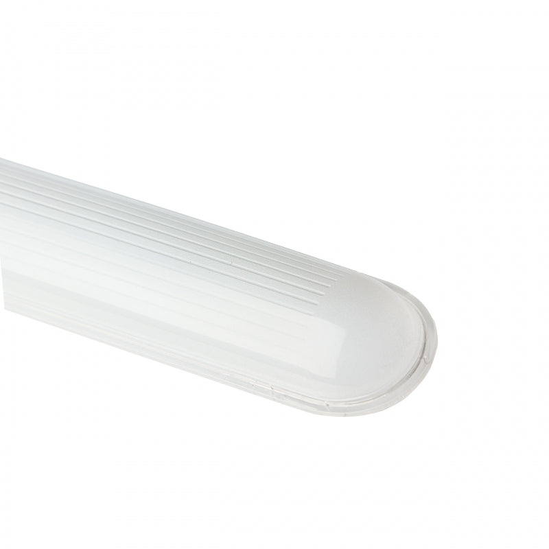 Spectrum LED LIMEA GIGANT Hermetisk 1200mm 38W 6000K 230V IP65 IK10 Kold Hvid Loft- eller Ophængt Lampe Grå