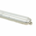 Spectrum LED LIMEA GIGANT Hermetisk 1200mm 38W 6000K 230V IP65 IK10 Kold Hvid Loft- eller Ophængt Lampe Grå