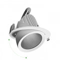 Faretto incassato Spectrum LED SILENA 2 40W 230V 4000K 5000 lumen CRI 80 50° Bianco IP20 alluminio