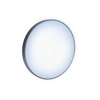 Plafón de techo LED Spectrum de superficie 18W 6000K 230V IP54 2050 lúmenes Blanco Negro redondo 250mm