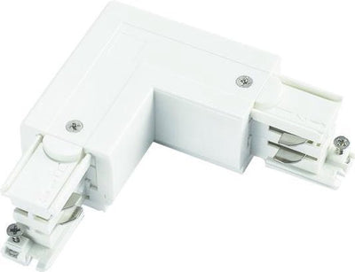 Connettore per binario LED Spectrum L destro Bianco, IP20 interno 230V