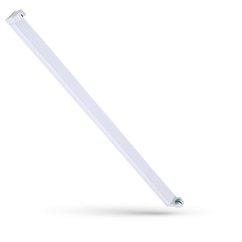 Spectrum LED buisarmatuur 600mm, plafondmontage, Witte stalen behuizing, G13 fitting, IP20, CRI 80
