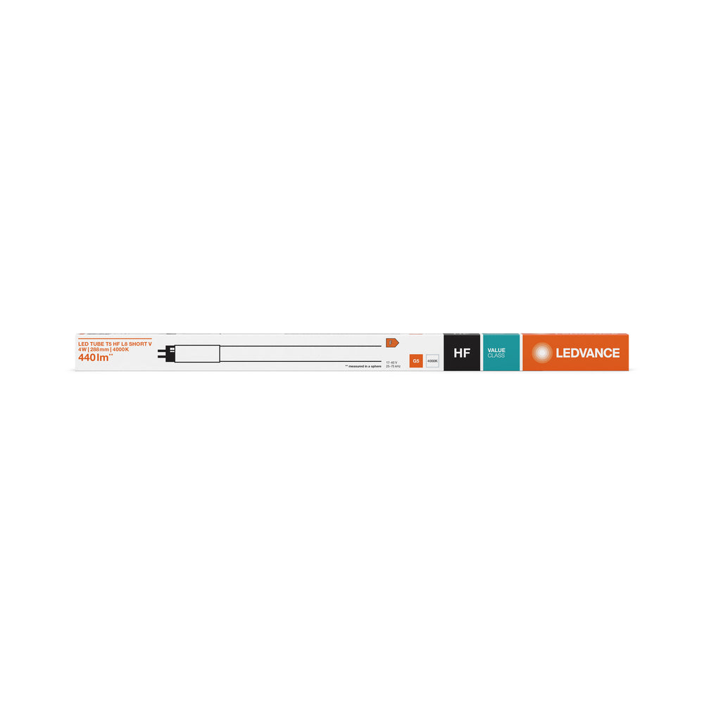 Tubo LED Spectrum T5 Alta Eficiencia 4W 4000K 400 lúmenes 29cm Blanco Frío reemplaza 8W