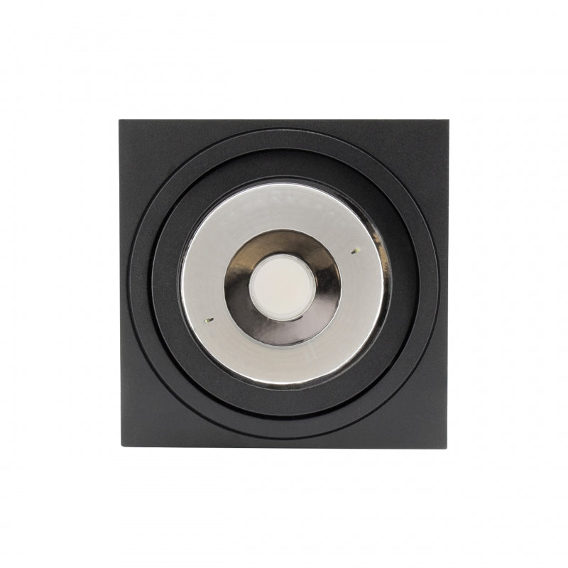 Spectrum MIRORA AR111 GU10 surface-mounted LED spot Black adjustable 20W 250V IP20 145x145x85mm