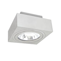 Spectrum MIRORA AR111 påbygget GU10 spotlampe, 250V, 20W max, IP20, justerbar Hvidt aluminiumshus