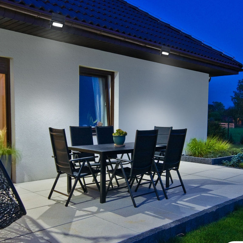 Spectrum NOCTIS SOLARIS MINI LED strålkastare 2W 6000K 200 lumen IP65 Svart med PIR-rörelsesensor solcellsdriven