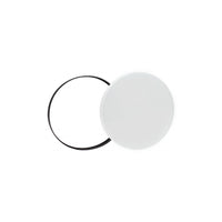 Spectrum NYMPHEA LED Deckenleuchte 18W 3000K 230V IP54 rund Weiß Schwarz 1950 Lumen 115° Aufputz