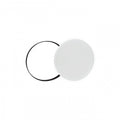 Spectrum NYMPHEA LED plafondlamp 24W CCT 230V 3150 lumen 115° IP54 CRI 80 Wit Zwart Rond Opbouw