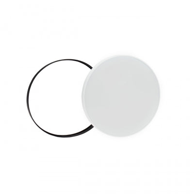 Spectrum NYMPHEA LED loftlampe 32W 3000K 2200 lumen IP54 Hvid Sort rund 380mm overflademontering