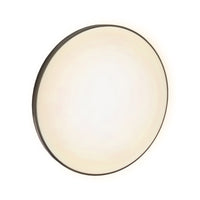 Plafonnier LED Spectrum NYMPHEA 40W 3000K 5300 lumens IP54 230V Blanc Noir rond 115° CRI>80