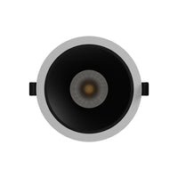 Spectrum ORBITO Downlight LED 14-27W 3000K 230V IP44 CRI 90 UGR<19 Empotrado Blanco Reflector Negro