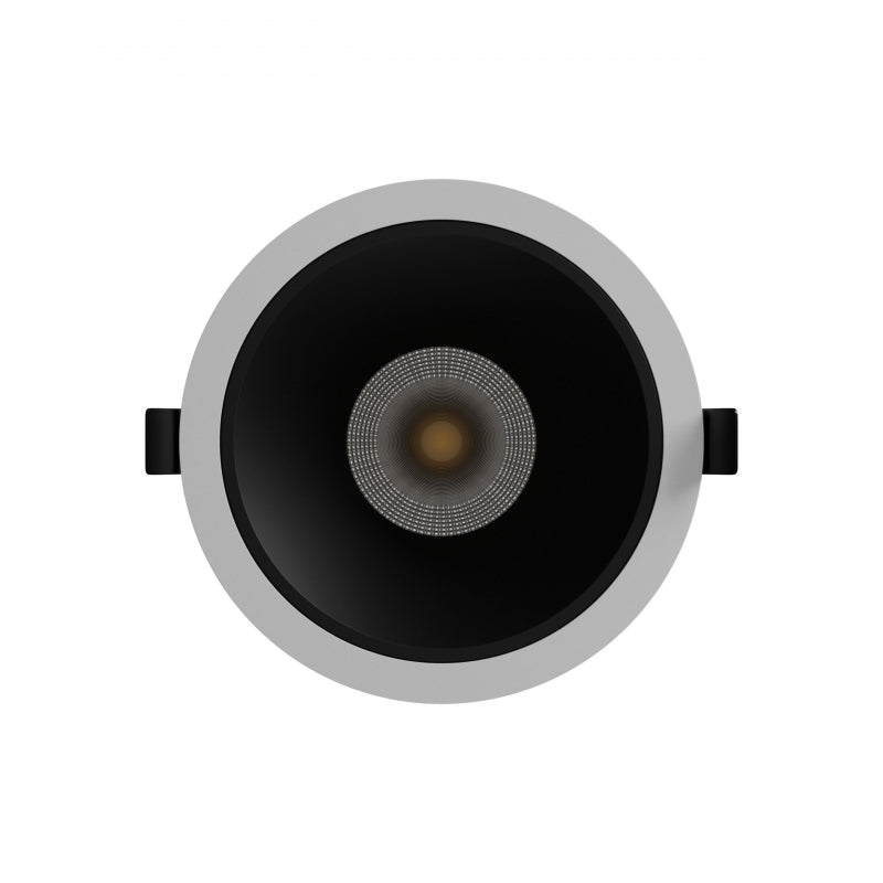 Spectrum ORBITO Downlight LED 14-27W 3000K 230V IP44 CRI 90 UGR<19 Empotrado Blanco Reflector Negro
