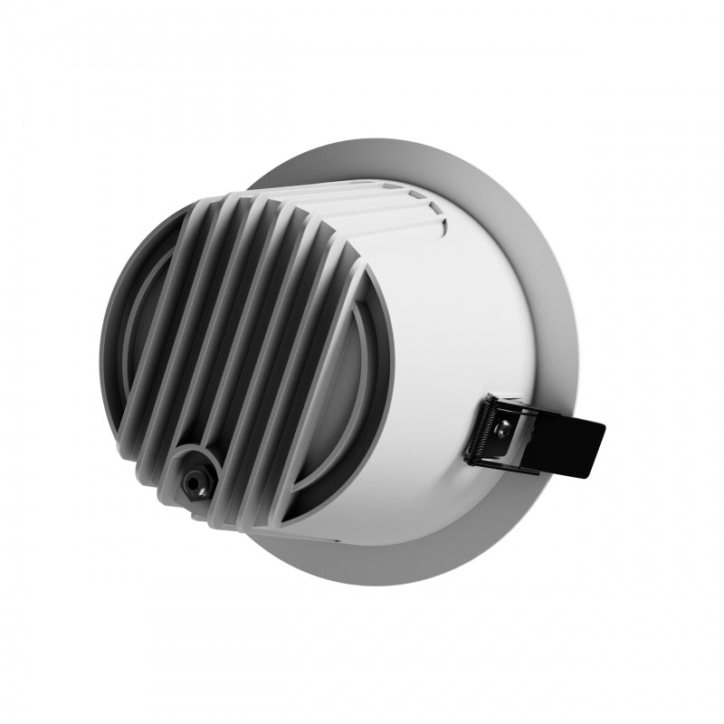 Spectrum ORBITO LED Einbau-Downlight 14-27W 4000K 230V IP44 CRI 90 UGR<19 Weiß Rund Schwarzer Reflektor Einbau