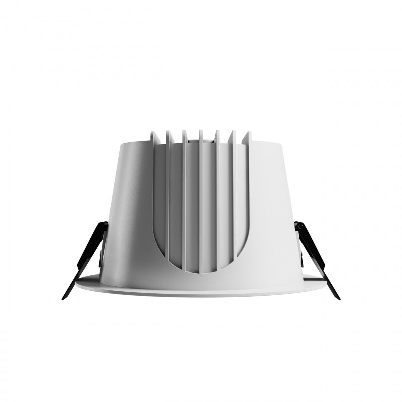 Spectrum ORBITO LED Einbau-Downlight 14-27W 4000K 230V IP44 CRI 90 UGR<19 Weiß Rund Schwarzer Reflektor Einbau