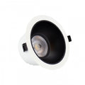 Spectrum ORBITO LED Einbau-Downlight 14-27W 4000K 230V IP44 CRI 90 UGR<19 Weiß Rund Schwarzer Reflektor Einbau