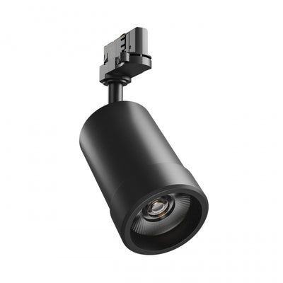 Spectrum PAVA BASIC LED Skinnebelysning 20W CCT 230V 3-Faset 20-45° Sort IP20 2225 lumen CRI 80