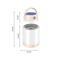 Spectrum SOLARA Campo LED campinglampa 2W 3000K-6500K IP20 USB-C soluppladdningsbar powerbank