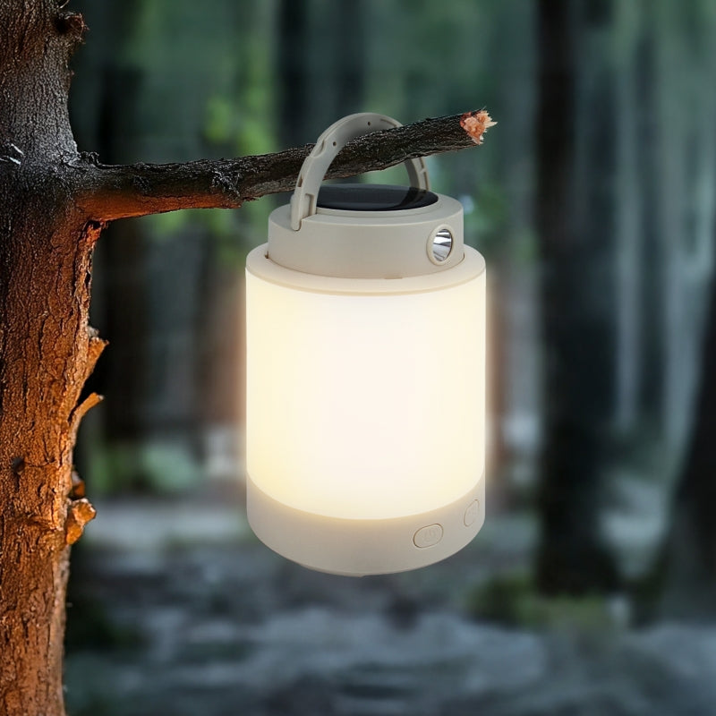 Spectrum SOLARA Campo LED campinglampa 2W 3000K-6500K IP20 USB-C soluppladdningsbar powerbank