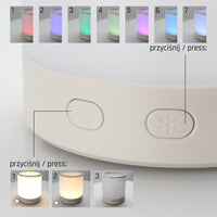 Spectrum SOLARA Campo LED campinglampa 2W 3000K-6500K IP20 USB-C soluppladdningsbar powerbank