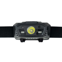Lampada frontale Technik H15 ricaricabile LED 300 lumen IP44 con USB Type-C e sensore di movimento