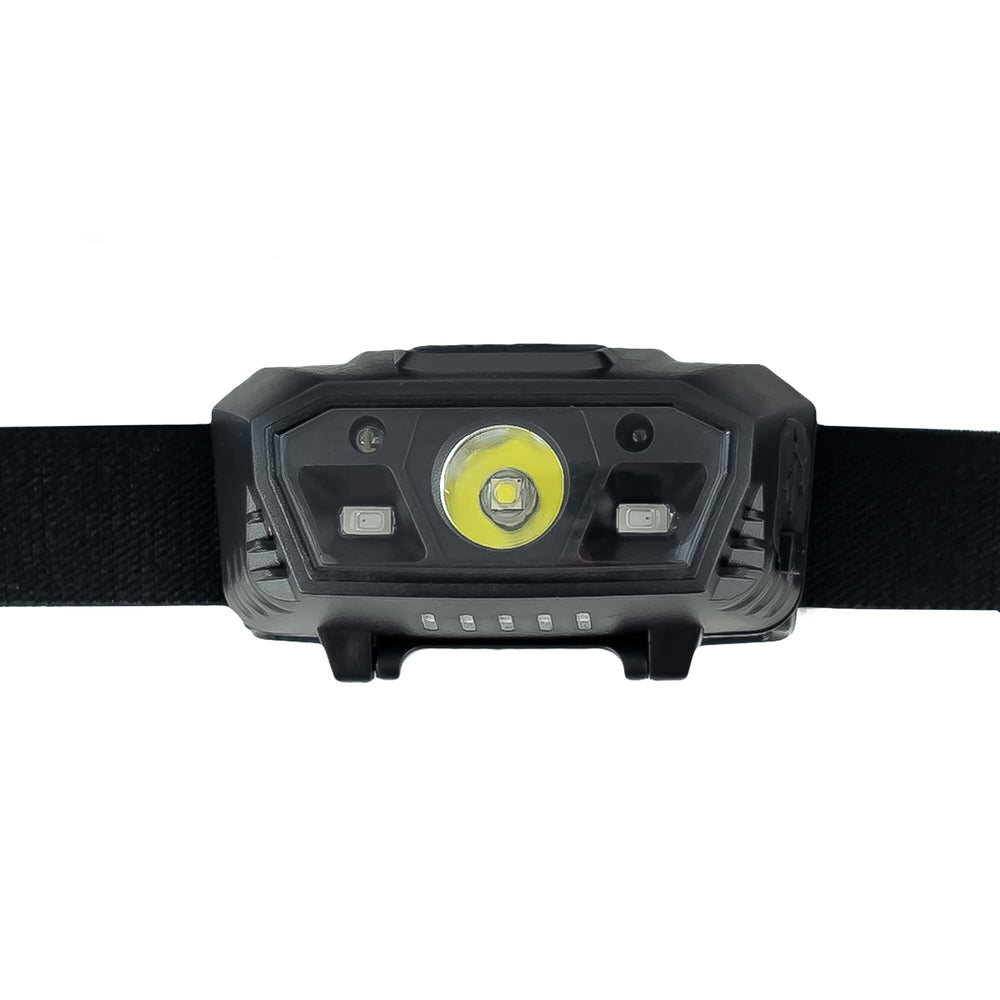 Lampada frontale Technik H15 ricaricabile LED 300 lumen IP44 con USB Type-C e sensore di movimento