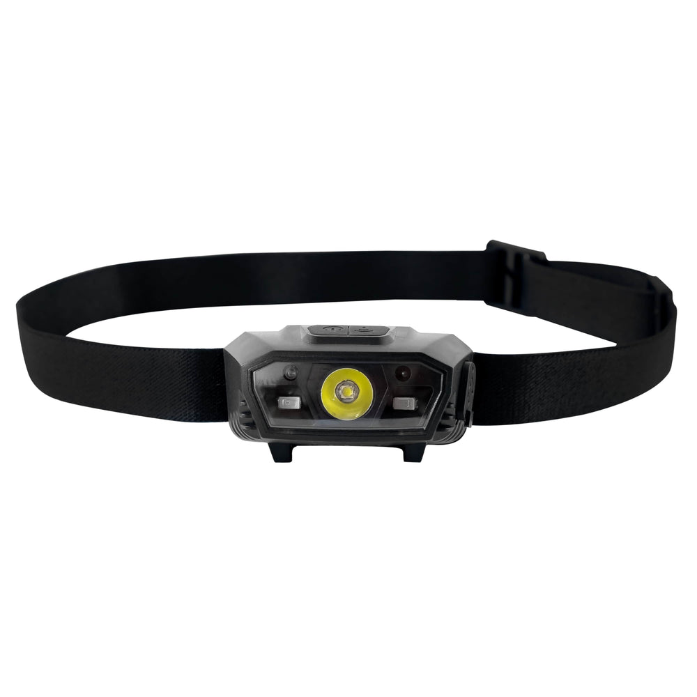 Lampada frontale Technik H15 ricaricabile LED 300 lumen IP44 con USB Type-C e sensore di movimento