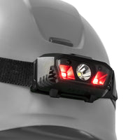 Lampada frontale Technik H15 ricaricabile LED 300 lumen IP44 con USB Type-C e sensore di movimento