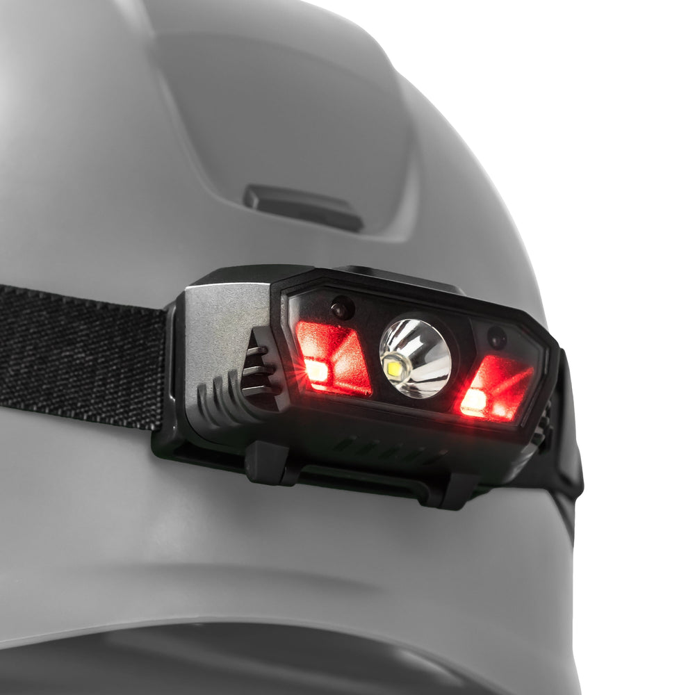 Lampada frontale Technik H15 ricaricabile LED 300 lumen IP44 con USB Type-C e sensore di movimento