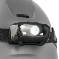Lampada frontale Technik H15 ricaricabile LED 300 lumen IP44 con USB Type-C e sensore di movimento
