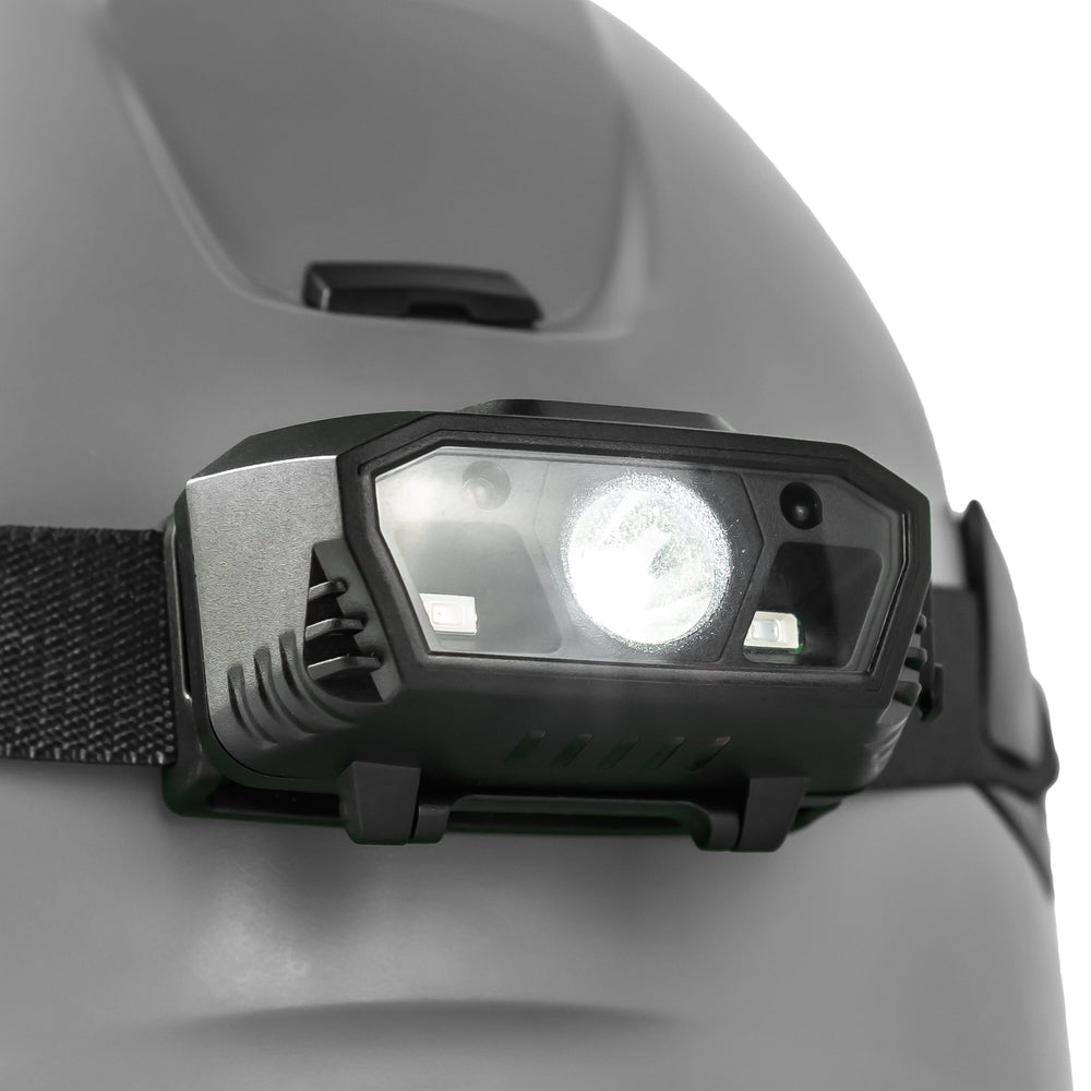 Lampada frontale Technik H15 ricaricabile LED 300 lumen IP44 con USB Type-C e sensore di movimento
