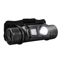 Linterna frontal Technik H31 con LED Osram P9, 800 lúmenes, 5 modos, recargable por USB-C, IPX4, Blanco