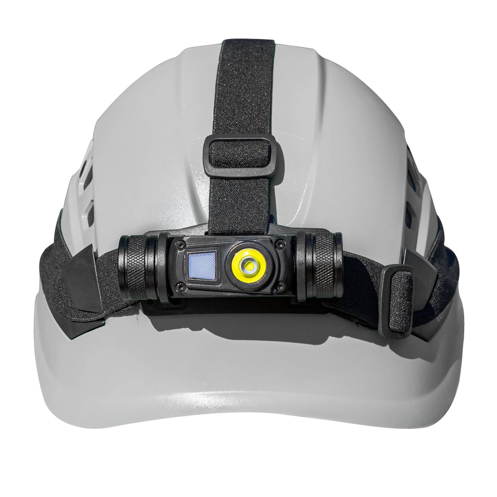 Linterna frontal Technik H31 con LED Osram P9, 800 lúmenes, 5 modos, recargable por USB-C, IPX4, Blanco