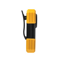Technik LED zaklamp W20 COB 250 lumen, werkt op 3xAAA batterijen, witte kunststof behuizing, IPX2 met magneet en clip