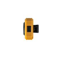 Technik LED zaklamp W20 COB 250 lumen, werkt op 3xAAA batterijen, witte kunststof behuizing, IPX2 met magneet en clip