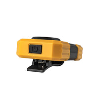 Technik LED zaklamp W20 COB 250 lumen, werkt op 3xAAA batterijen, witte kunststof behuizing, IPX2 met magneet en clip