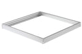 Kit de cadre en aluminium TSONG pour panneau LED 60x60 cm, Finition argentée, IP20, 220-240V, Certifié CE RoHS