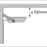 Lámpara LED Tsong 10.5W 3000K 1521 lúmenes 220-240V IP20 IK10 CRI 80 aluminio oro mate CE RoHS