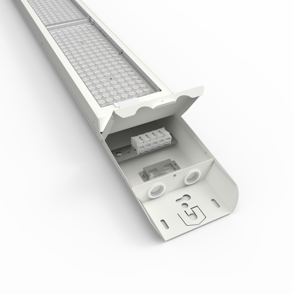 Ledvance LOW BAY FLEX 120mm LED, 42W, 6500 lumens, 4000K, 230V, IP20, CRI 80, Aluminium Housing, CE RoHS