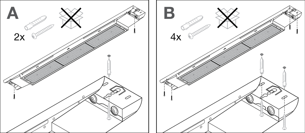 Ledvance LOW BAY FLEX 120mm LED, 42W, 6500 lumens, 4000K, 230V, IP20, CRI 80, Aluminium Housing, CE RoHS