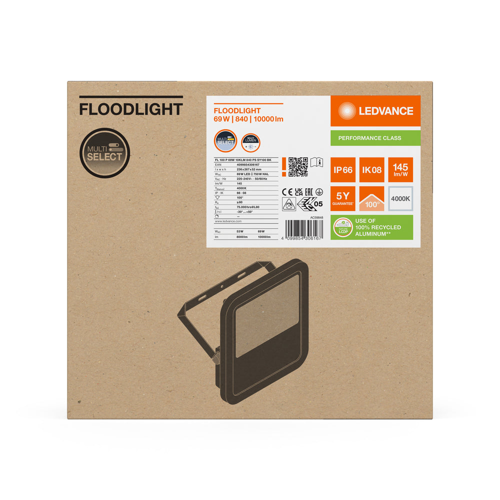 Tsong LED-lampa 10.5W 3000K varmvit, 220-240V, 120° spridning, CRI 80, IP20 IK10 aluminium matt guld, CE RoHS