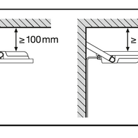 Lampada LED Tsong 10.5W 3000K bianco caldo, 220-240V, fascio 120°, CRI 80, IP20 IK10 alluminio oro opaco, CE RoHS