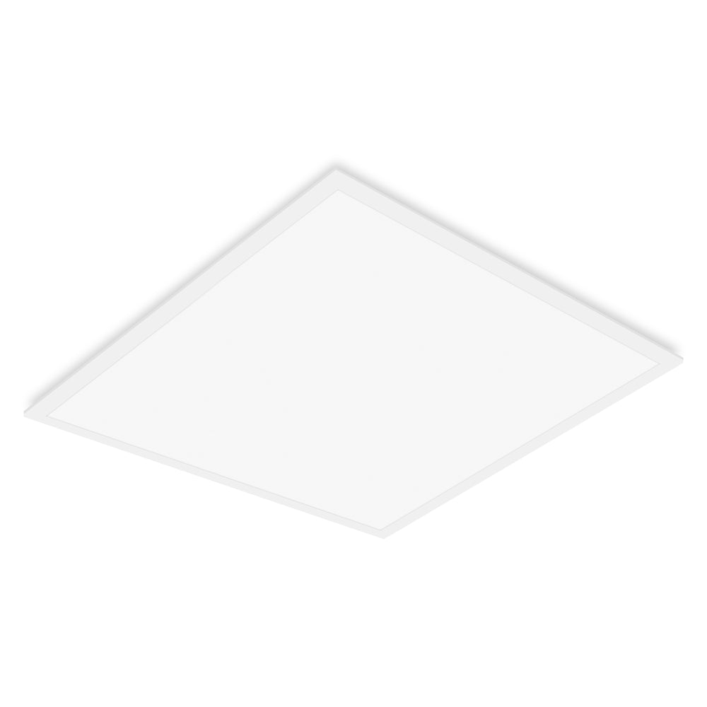 Panel LED Tsong 33W 3000K 3630 lúmenes 60x60cm UGR<19 IP20 aluminio Blanco luz de techo sin parpadeo