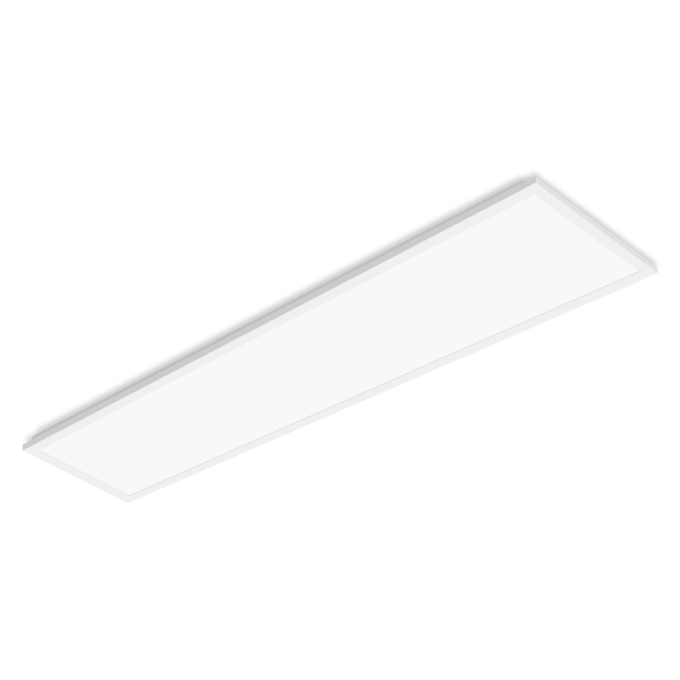 Pannello LED Tsong 33W 4000K 3630 lumen 120x30cm IP20 CRI 80 Alluminio Bianco per uffici e scuole